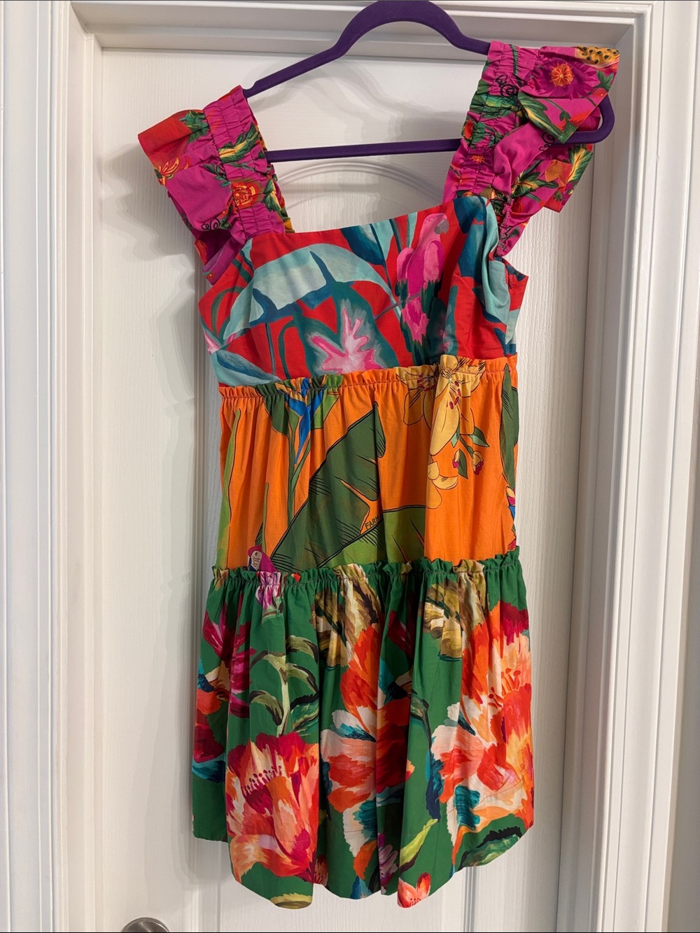 Farm Rio Mini Floral Sundress - Multicolor
